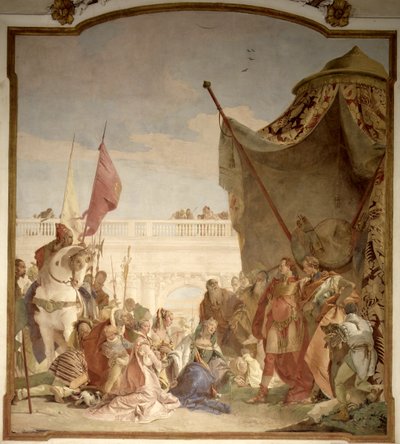 The Family of Darius before Alexander by Giovanni Battista Tiepolo